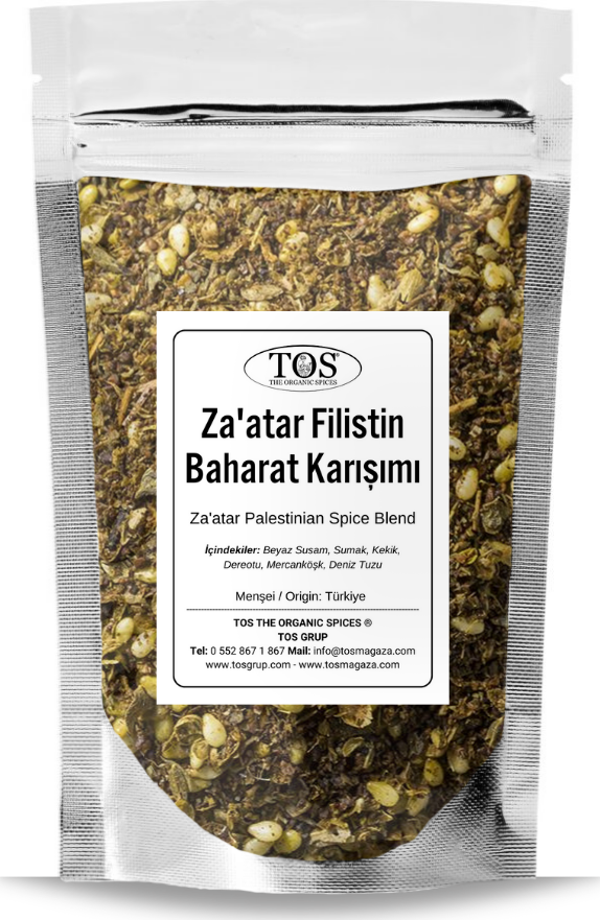 Za'atar Filistin Ortadoğu Akdeniz Baharat Karışımı 250 gr Za'atar Palestinian - Premium Quality - Image 1