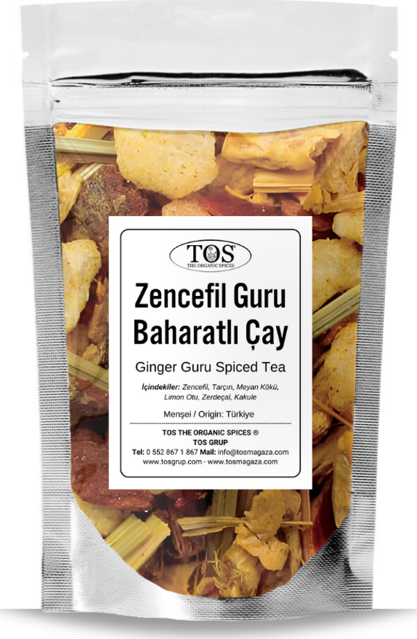 Zencefil Guru Baharatlı Çay 40 gr (1. Kalite) Ginger Guru Spiced Tea - Image 1