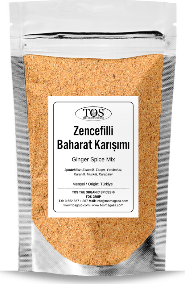 Zencefilli Baharat Karışımı 100 gr Ginger Spice Blend - Premium Quality | Baharat Karışımı - Image 1