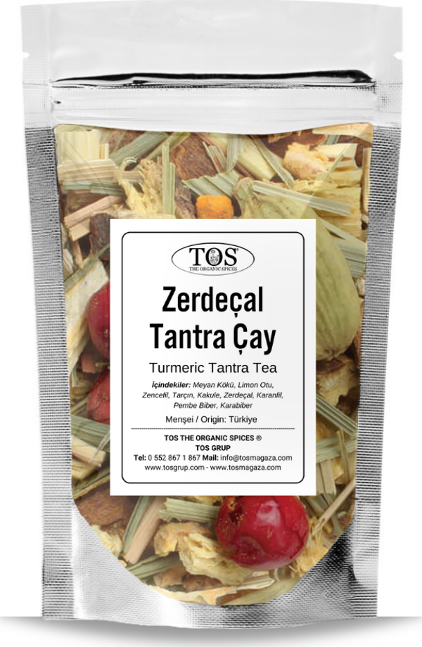 Zerdeçal Tantra Baharatlı Çay 100 gr (1. Kalite) Turmeric Tantra Spiced Tea - Image 1