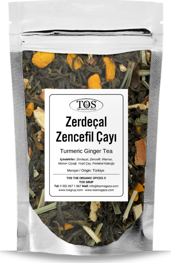 Zerdeçal Zencefil Çayı 40 gr (1. Kalite) Turmeric Ginger Tea - Image 1