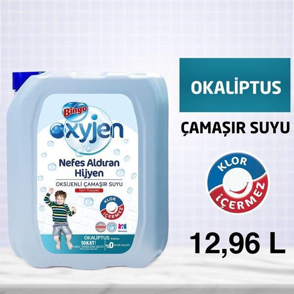 Bingo Oksijen Çamaşır Suyu 3,24 Lt Okaliptus 4'Lü - Image 1