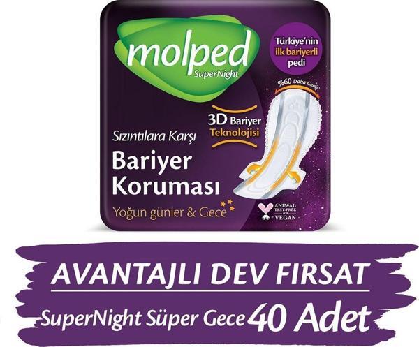 Molped Supernight Süper Gece Avantajlı Dev Fırsat Paketi 40 Adet - Image 1
