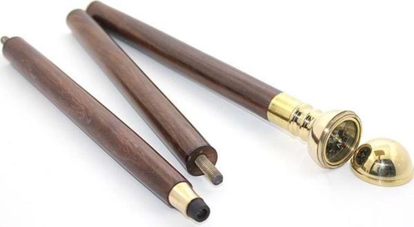 Pirinç Pusulalı Baston - Image 1