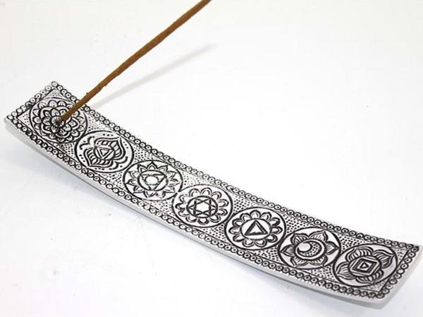 Metal Kayık 7 Çakra ( Chakra ) Tütsülük - Image 1