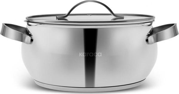 Karaca Kuzina Indüksiyon Tabanlı Çelik Tencere 26 cm 6,7 Lt - Image 1