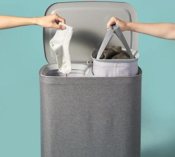 Arow Garb Katlanır Kumaş Kirli Sepeti 90 Litre - Image 1
