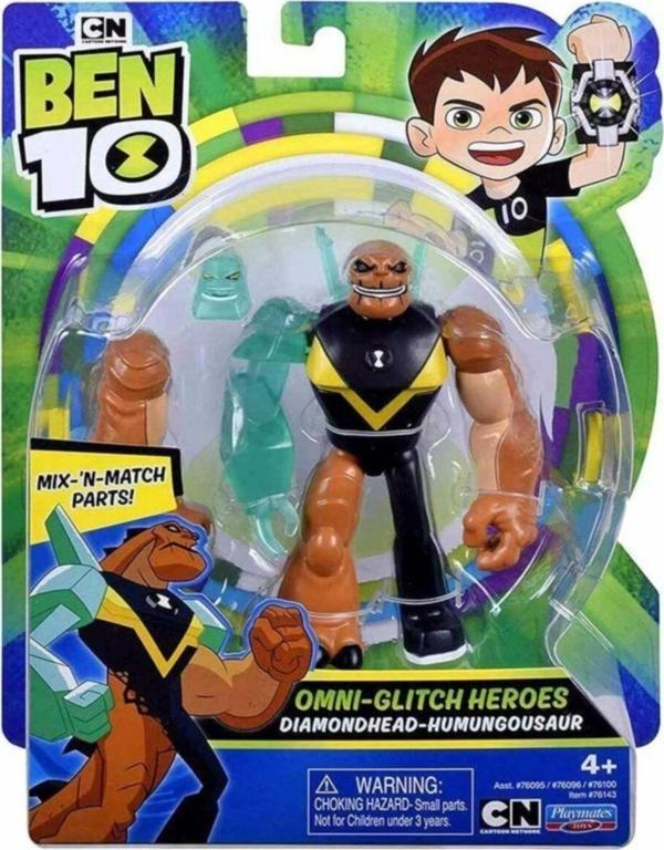Giochi Preziosi Ben 10 Aksiyon Figürler S1W12 Diamondhead-Humungousaur - Image 1