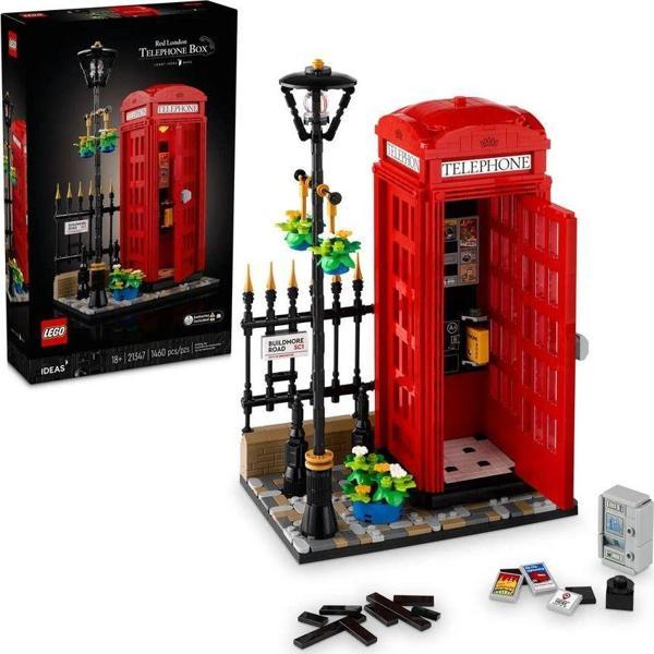 LEGO Ideas 21347 Red London Telephone Box (1460 Parça) - Image 1