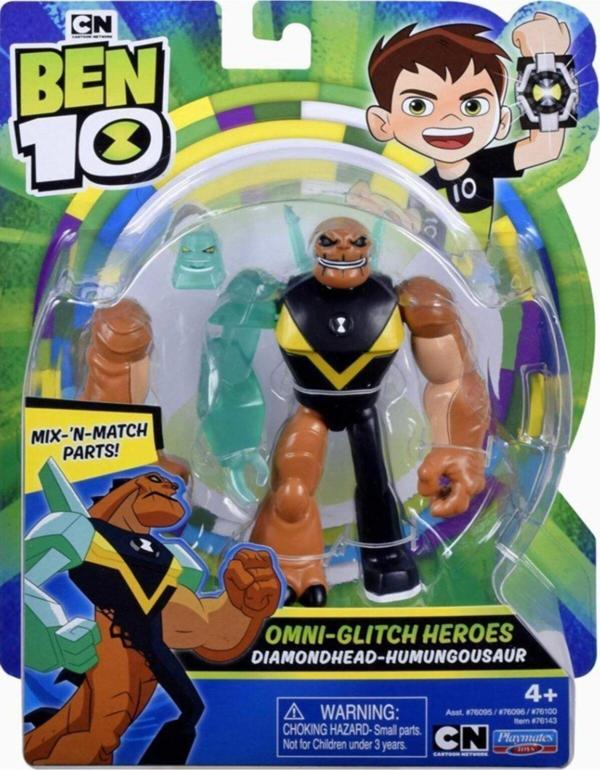 Ben 10 Benten Ben10 Omnı-Glıtch Heroes Dıamondhead-Humungousaur Orijinal Benten Oyuncak Figür - Image 1