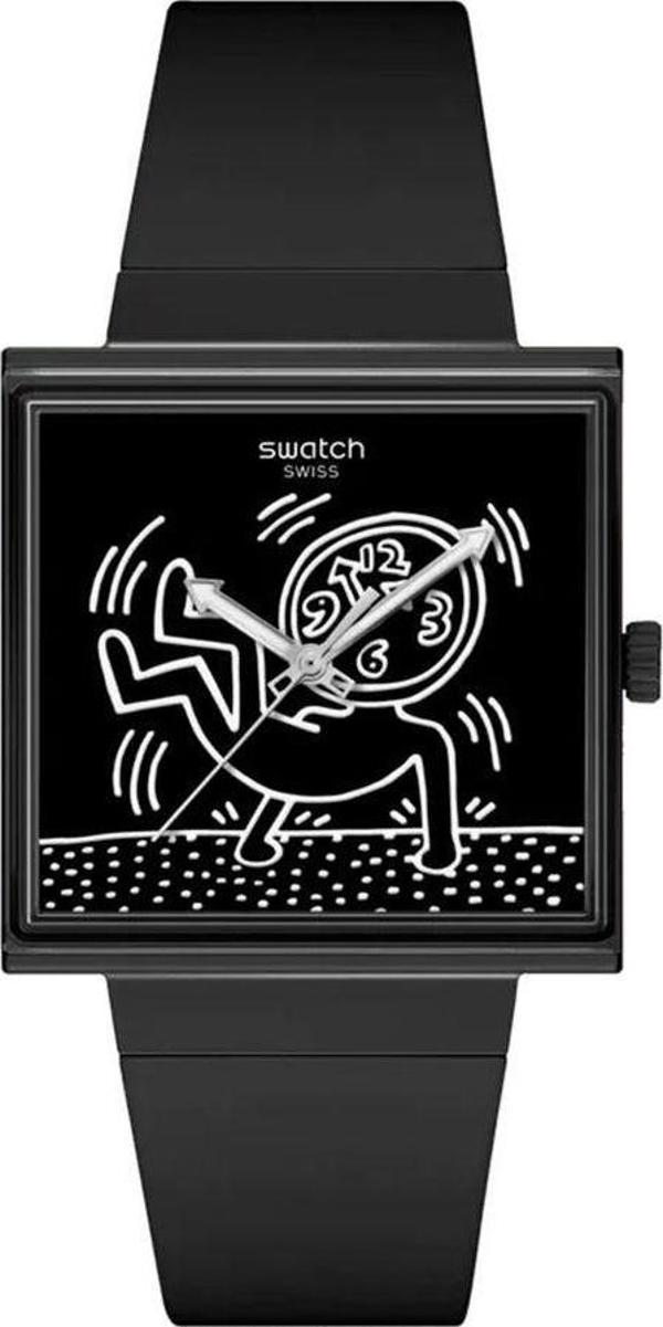 Swatch SO34Z103 Unisex Kol Saati - Image 1