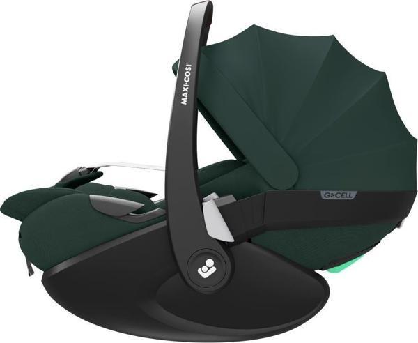 Maxi-Cosi Pebble SlideTech Tam Yatabilen 0-13 Kg Ana Kucağı ve Oto Koltuğu Twillic Green - Image 1