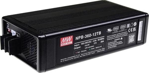 Meanwell 12V 20A 360W 220V den  AGM,JEL,Lityum,LiFePO4 Akü Şarj Cihazı - Image 1