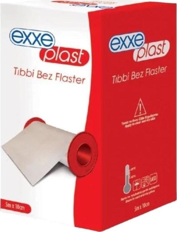 Exxe Plast Tıbbi Bez Flaster 5 m x 10 cm - Image 1