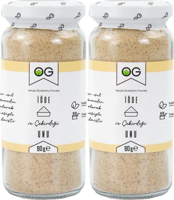 OG Natural 2'li İğde ve Çekirdeği Unu 80 Gr - Image 1