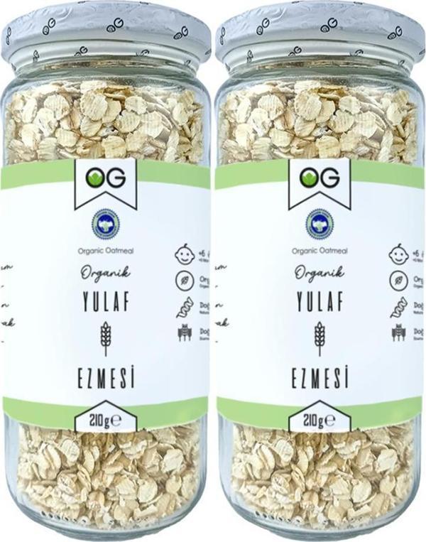2'li Organik Yulaf Ezmesi 210 Gr +6 Ay - Image 1