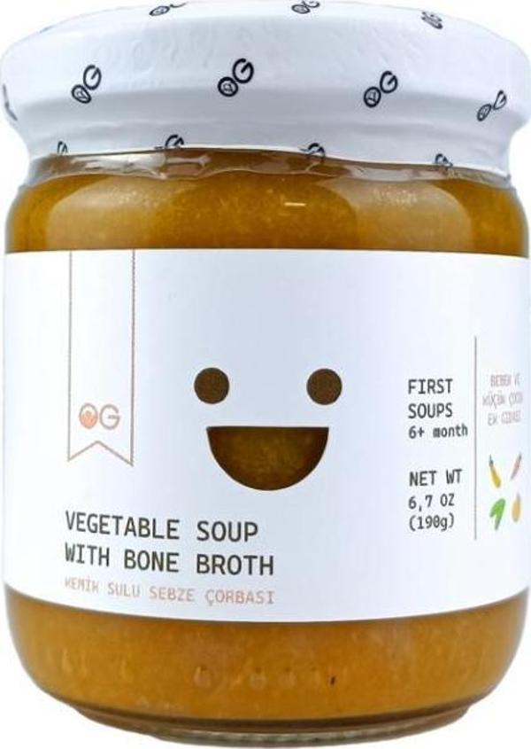 OG Natural Kemik Sulu Sebze Çorbası 190g +6 Ay - Image 1