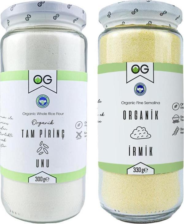 OG Natural Organik Tam Pirinç Unu ve Organik İrmik Seti - Image 1