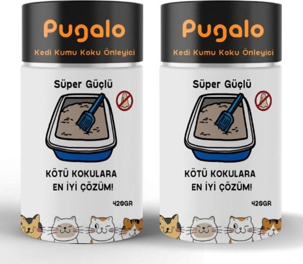 Pugalo Kedi Kumu Koku Giderici 420 Gr Aktif Karbon Koku Giderici 2'Li - Image 1