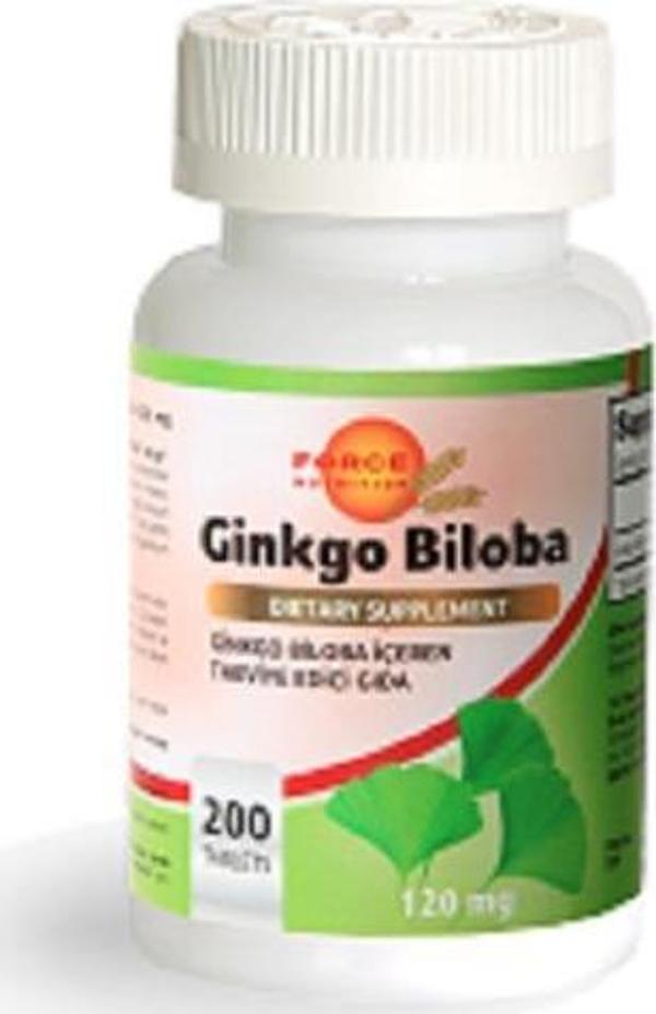Force Nutrition Ginkgo Biloba 120 Mg 200 Tablet - Image 1