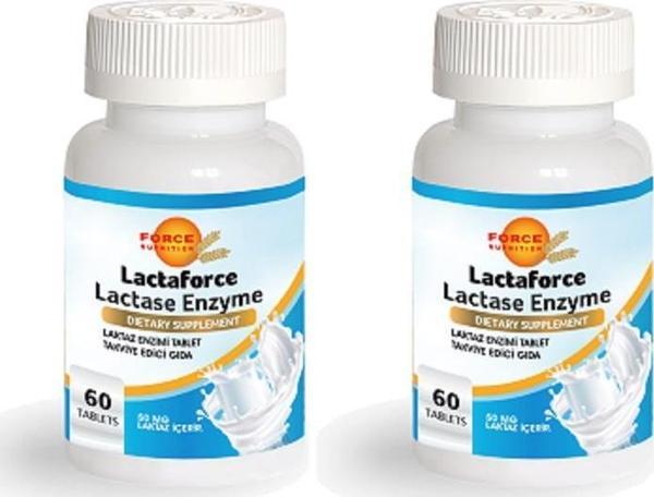 Force Nutrition Lactaforce Lactase Enzyme 60 Tablet | 2 Kutu - Image 1