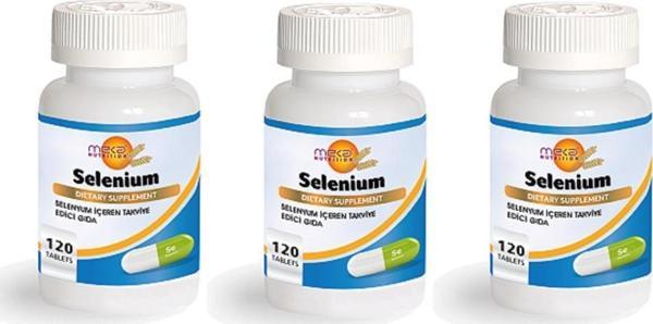 Meka Nutrition Selenyum 200 mcg 120 Tablet 3 kutu - Image 1