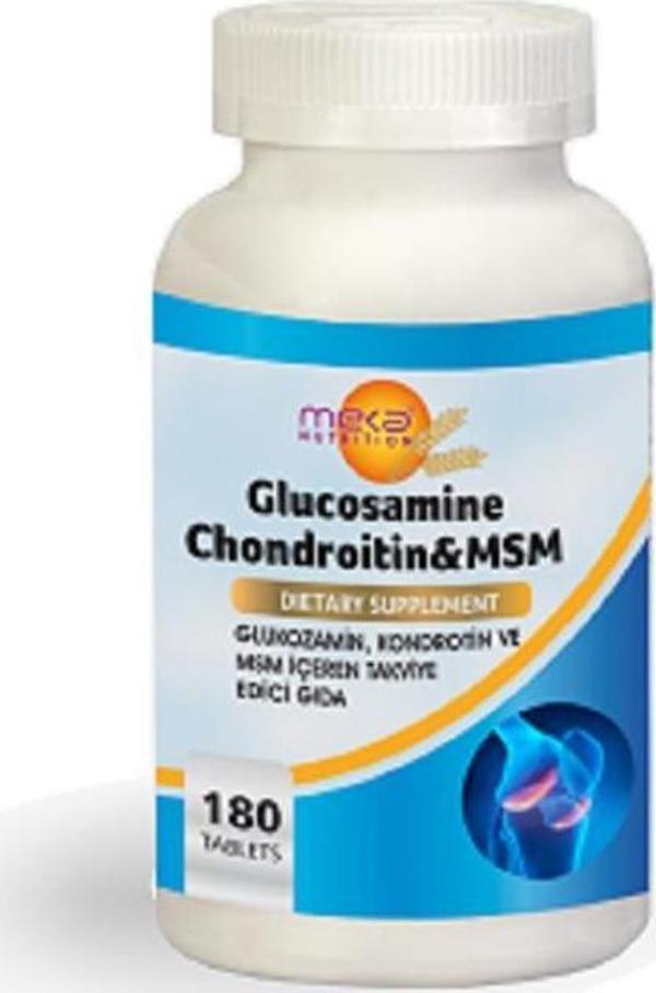 Meka Nutrition Glucosamine Chondraitin Msm 180 Tablet - Image 1