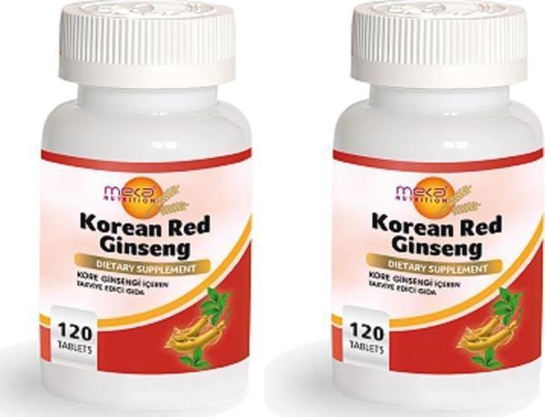Meka Nutrition Korean Red Ginseng 500 Mg 120 Tablet 2 KUTU - Image 1