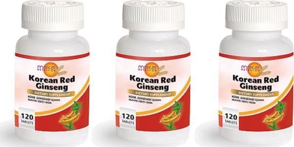 Meka Nutrition Korean Red Ginseng 500 Mg 120 Tablet 3 KUTU - Image 1