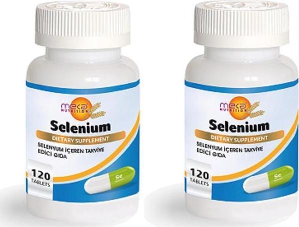 Meka Nutrition Selenyum 200 mcg 120 Tablet 2 kutu - Image 1