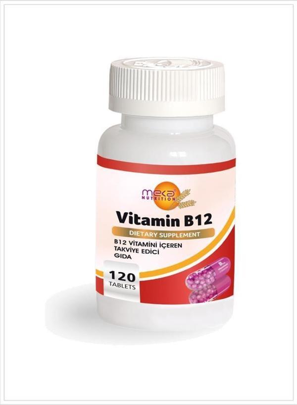 Meka Nutrition Vitamin B-12 1000 Mcg 120 Tablet - Image 1
