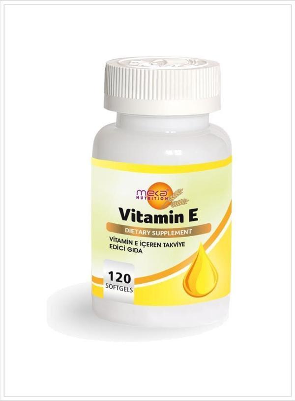 Meka Nutrition Vitamin E 120 Softgel - Image 1