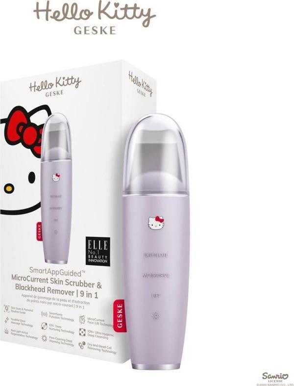 Geske  Hello Kitty Mikro Akım Siyah Nokta Temizleme Cihazı | MicroCurrent Skin Scrubber Blackhead Remover - Image 1
