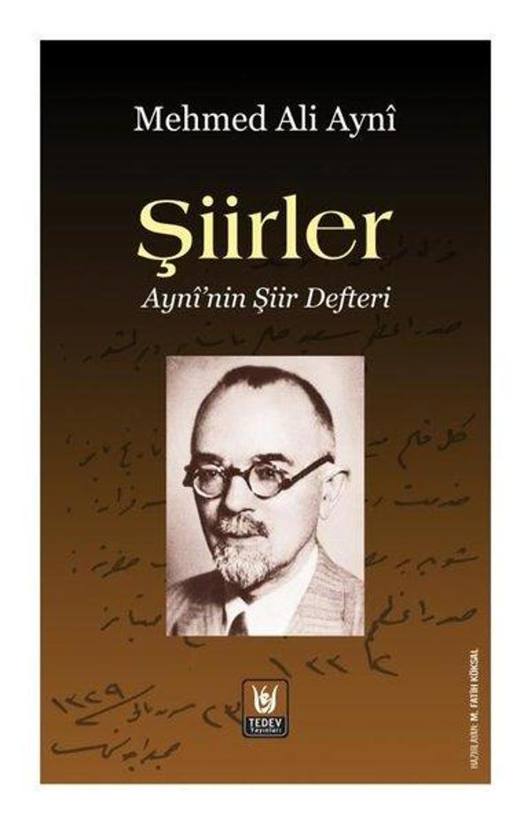 Şiirler - Ayni'nin Şiir Defteri - Türk Edebiyatı Vakfı Yayınları - Image 1