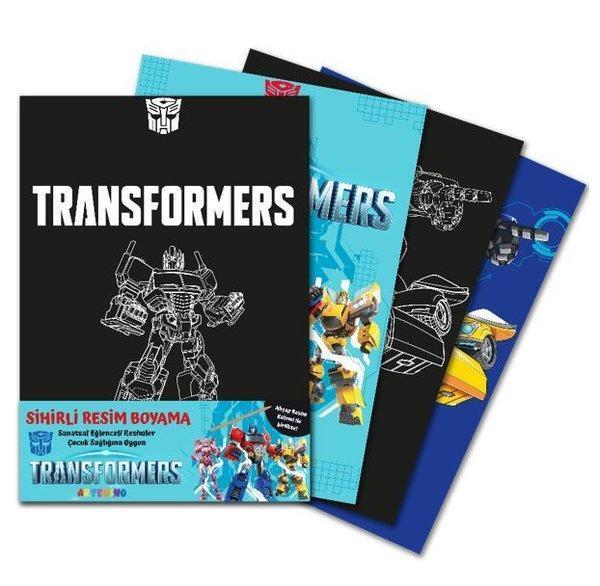 Transformers Sihirli Resim Boyama - Ahşap Kalem Hediyeli - Artenino Yayıncılık - Image 1