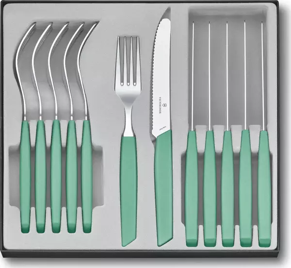 ​Victorinox 6.9096.11W41.12 Swiss Modern 12 Parça Masa Seti - Image 1