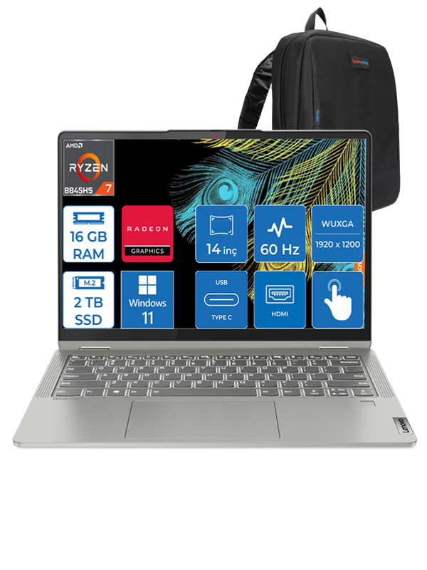 Lenovo Ideapad Flex 5 Amd Ryzen 7 5700U 16GB 2TB SSD 14