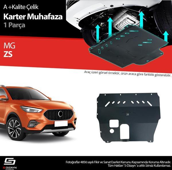 S-Dizayn MG ZS Çelik Karter Muhafaza Koruma 2018 Üzeri A+ Kalite - Image 1