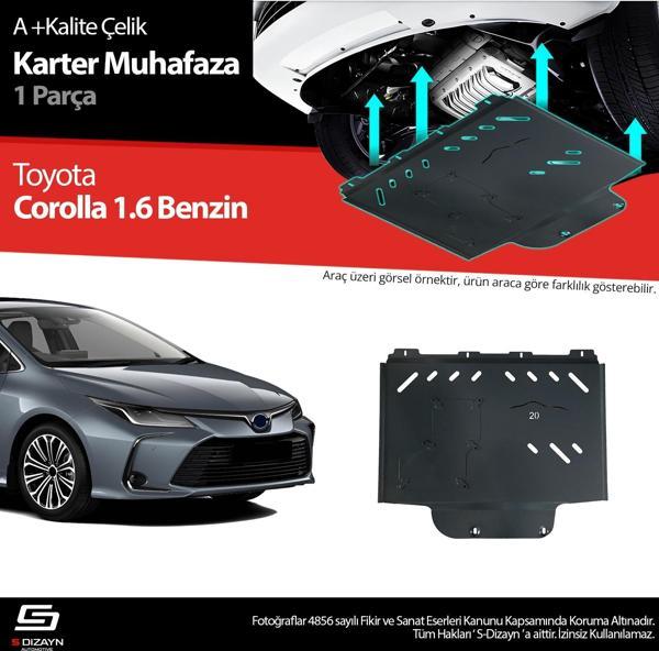 S-Dizayn Toyota Corolla 1.6 Benzinli Çelik Karter Muhafaza Koruma 2019 Üzeri A+ Kalite - Image 1
