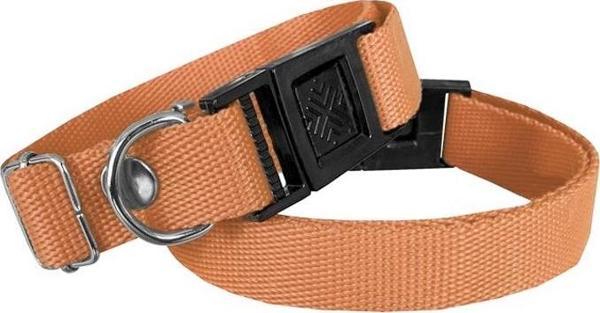 Markapet Köpek Tasması Dokuma 2 cm - Min: 30 cm - Max: 50 cm Turuncu - Image 1