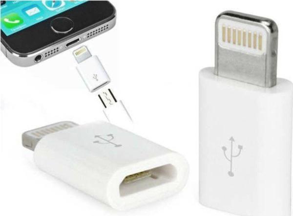 Mikro Usb Uç Girişten Iphone A Dönüştürücü Otg Çevirici Mikro Usb Giriş Çıkışa Cevirici - Image 1