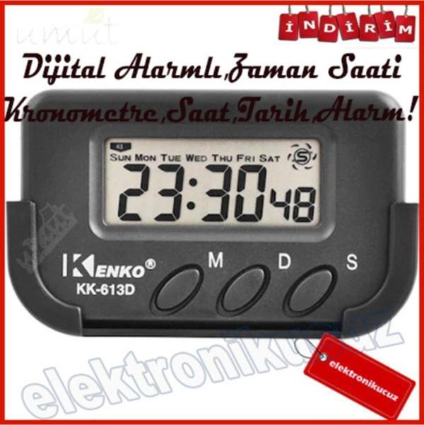 Ileri Sayarlı Kronometre Buzzer Alarm Saat Tarih Öğrenci Sınav Kronometre Araç Saati Öğrenci Saati - Image 1