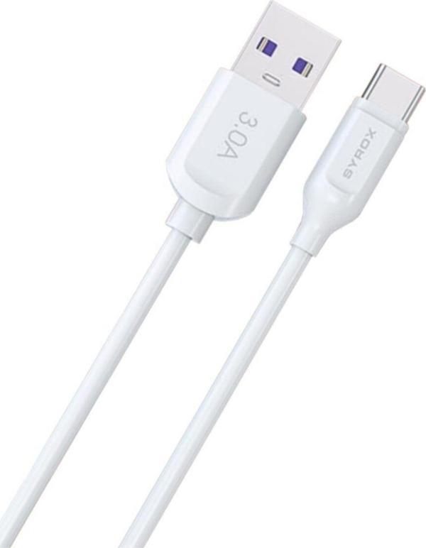 C109 Type-c  Şarj Ve Data Kablosu 1Mt 3.0A 18W Beyaz - Image 1