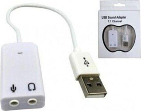 Ses Kartı Çevirici Usb 7+1 Dönüştürücü Laptop Harici Ses Kartı 3d - Image 1
