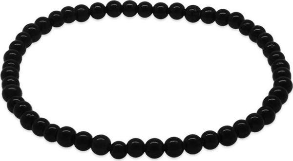 Küre Kesim Koyu Kırmızı Doğal Damla Kehribar Erkek Bileklik - Image 1