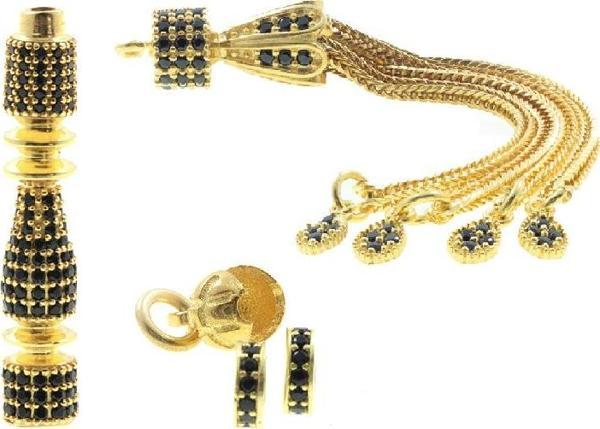 Özel İşçilikli Zirkon Taşlı İmame Püskül Set (Model-1) - Image 1