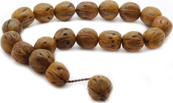 Sistemli Doğal Kesim Sarı Renk Kokulu Andız Ağacı Efe Tesbih - Image 1