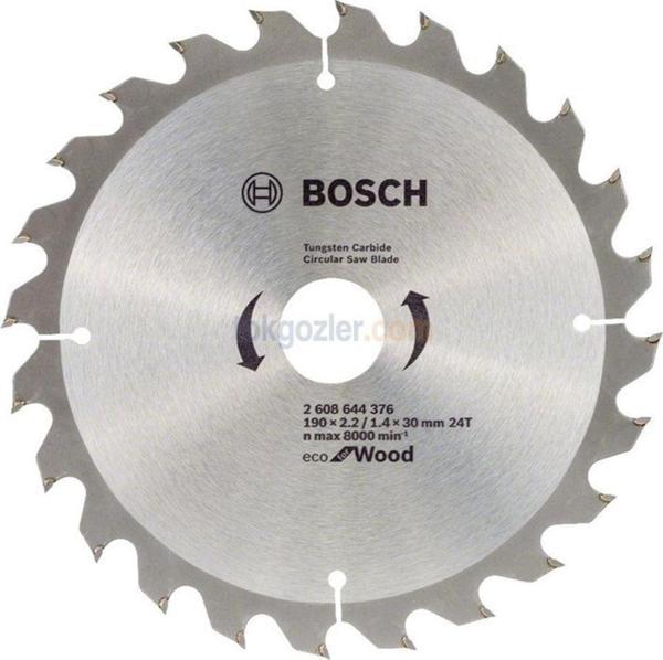 Bosch Daire Testere Bıçağı Eco For Wood 190X30 Mm 24 Diş - Image 1