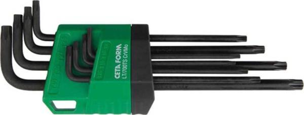 Ceta Form Lt/700Ipr Delikli Torx L 5 Köşe Uzun Tip 8 Parça Anahtar Takımı - Image 1