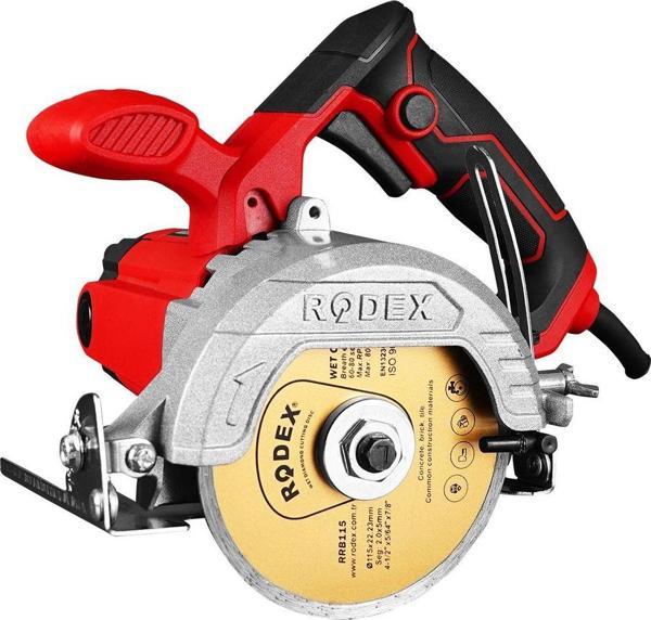 Rodex Rdx3881 Mermer Seramik Taş Kesme Makinesi Çok Mamaçlı Daire Testere Makinası 125Mm 1300W - Image 1